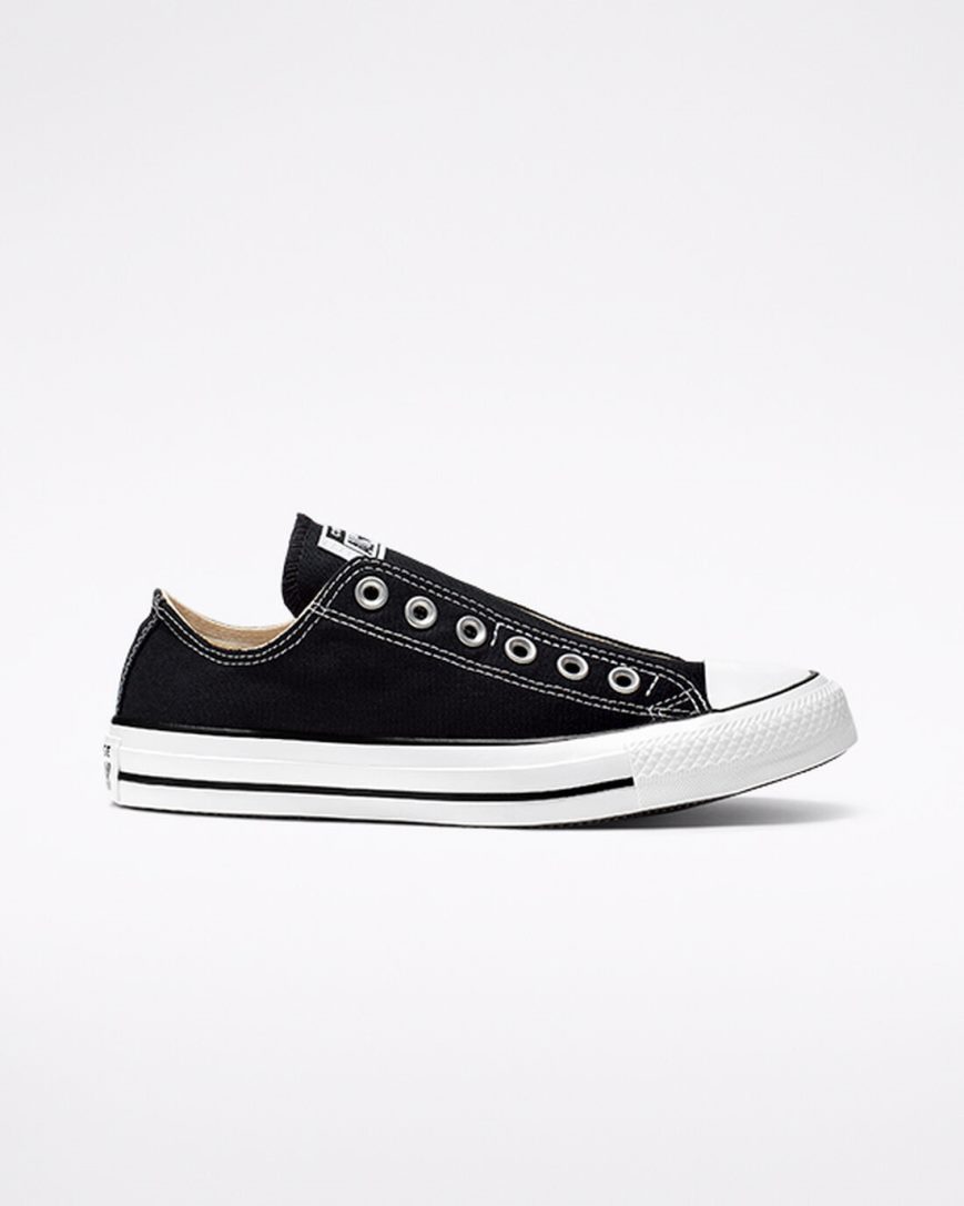 Slip On Tenisky Converse Chuck Taylor All Star Damske Čierne Biele Čierne | SK IEHSM5